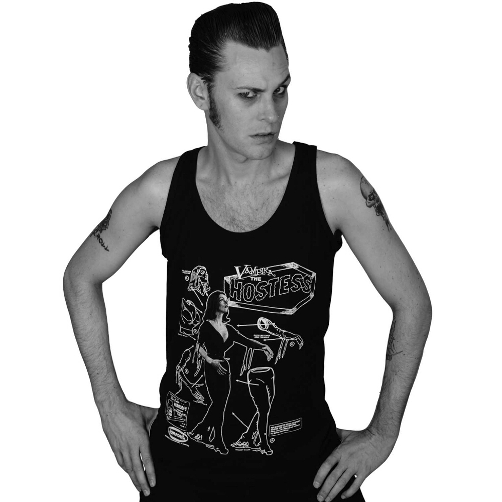 Vampira tank top beater horror goth